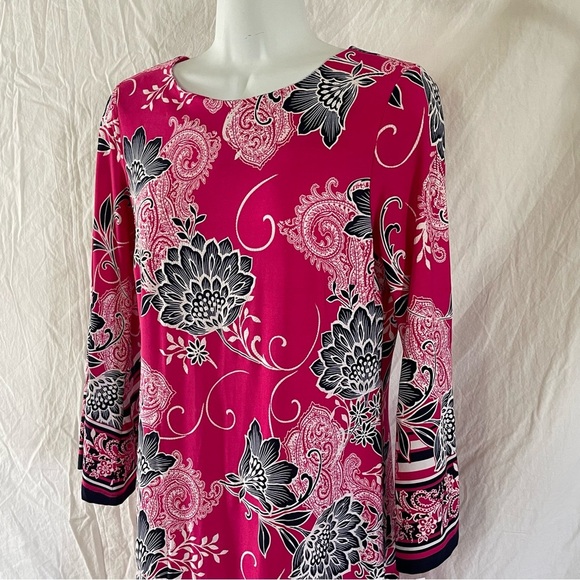 Shelby&Palmer bright pink midi dress size 8 new with tags - Picture 2 of 8